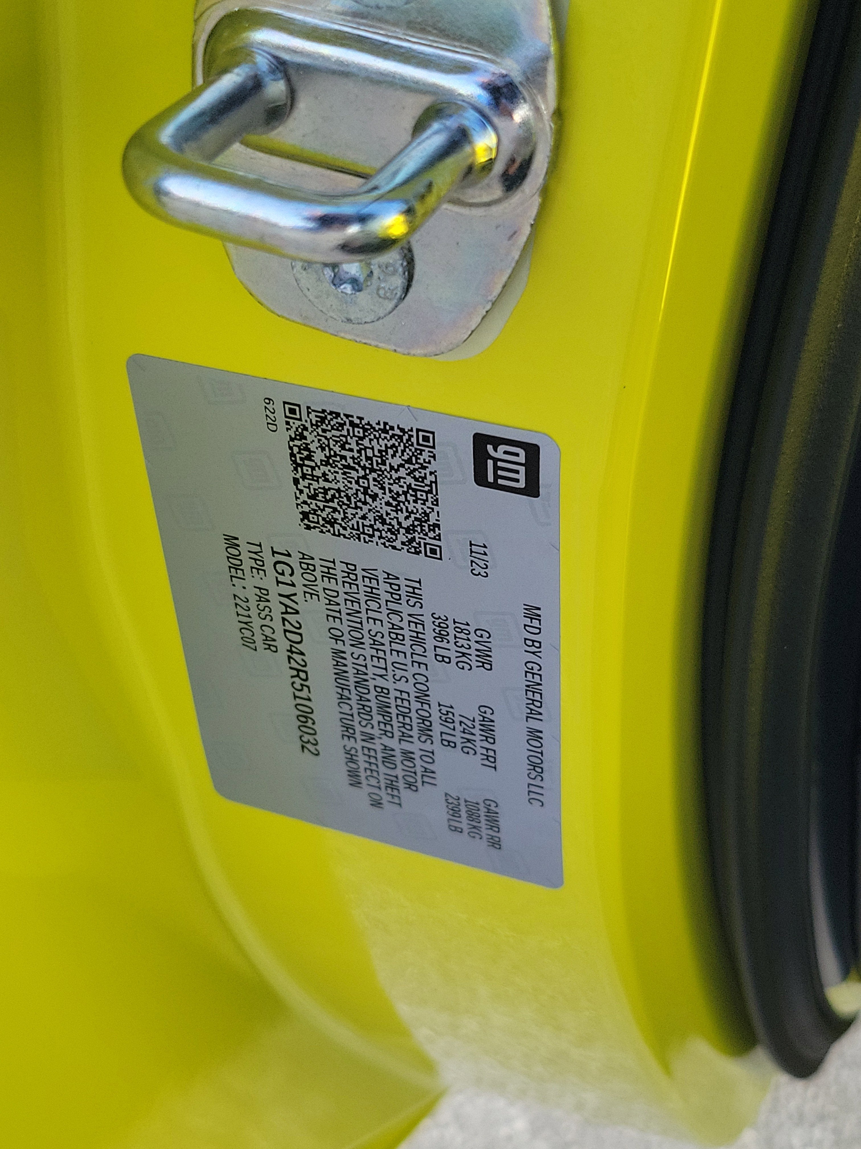 2024 Chevrolet Corvette Stingray 1LT