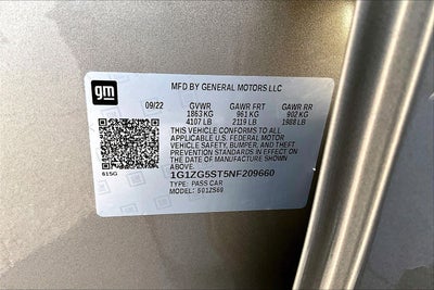 2022 Chevrolet Malibu RS