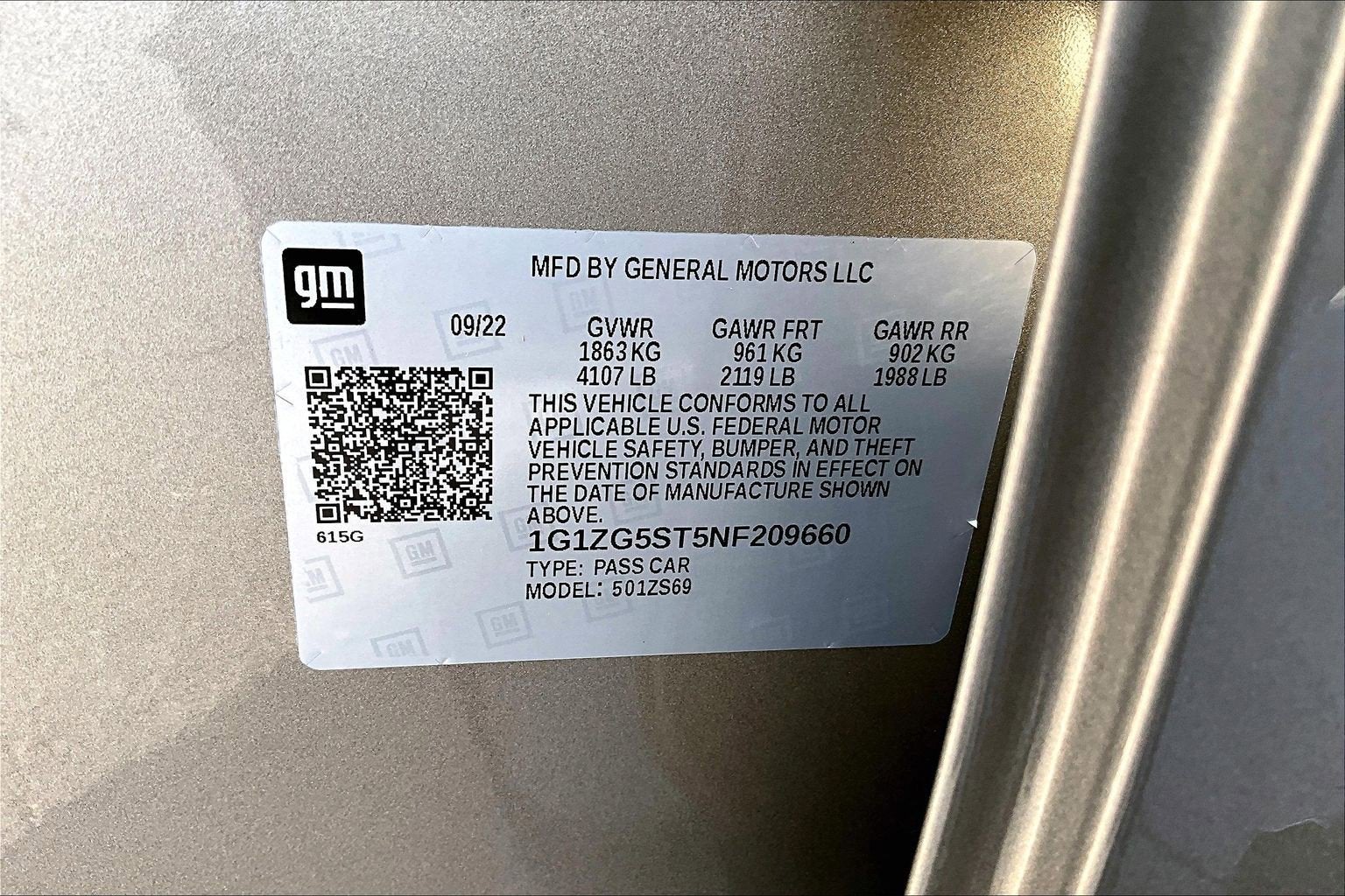 2022 Chevrolet Malibu RS