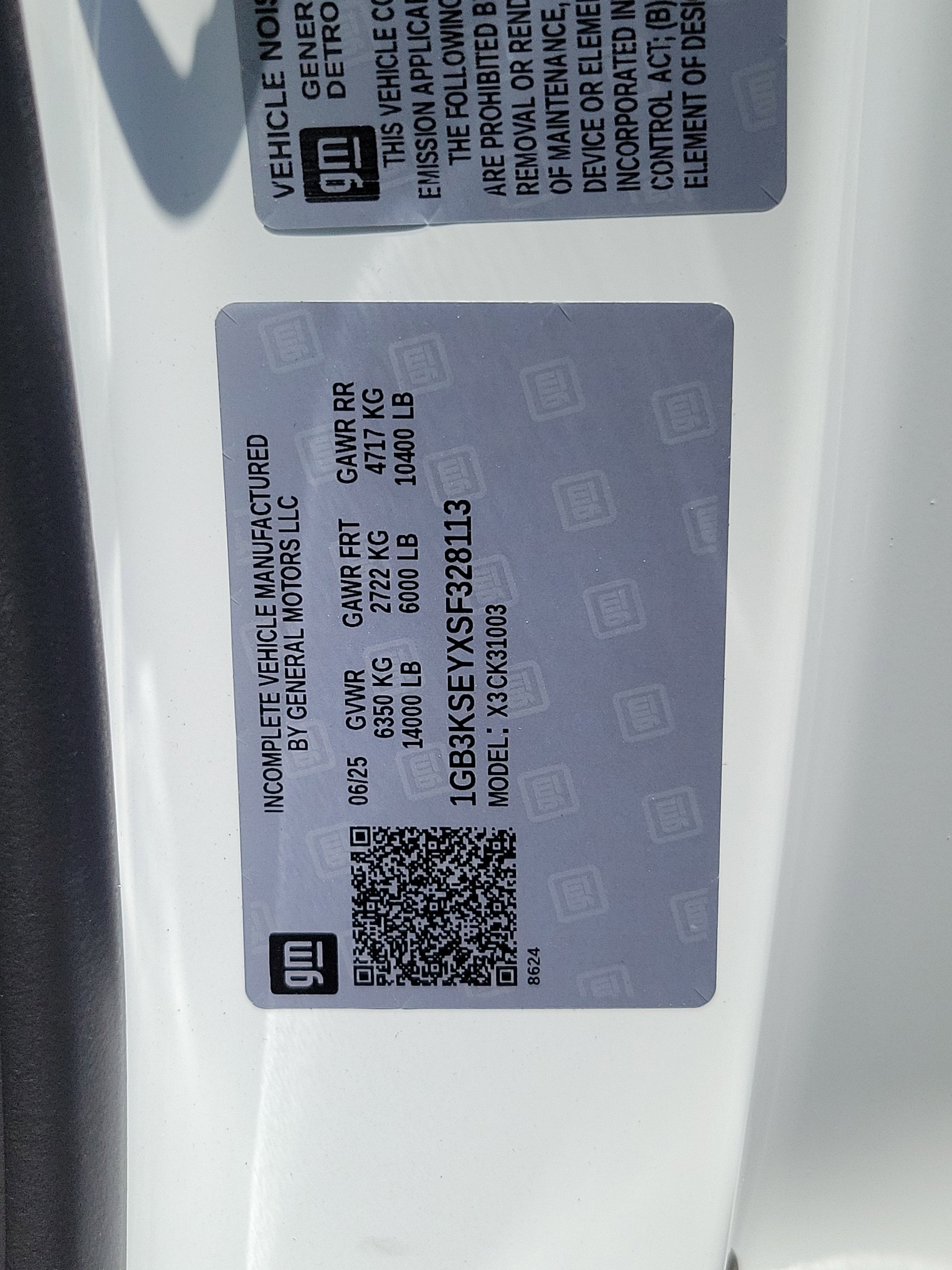 2025 Chevrolet Silverado 3500 HD Chassis Cab Work Truck