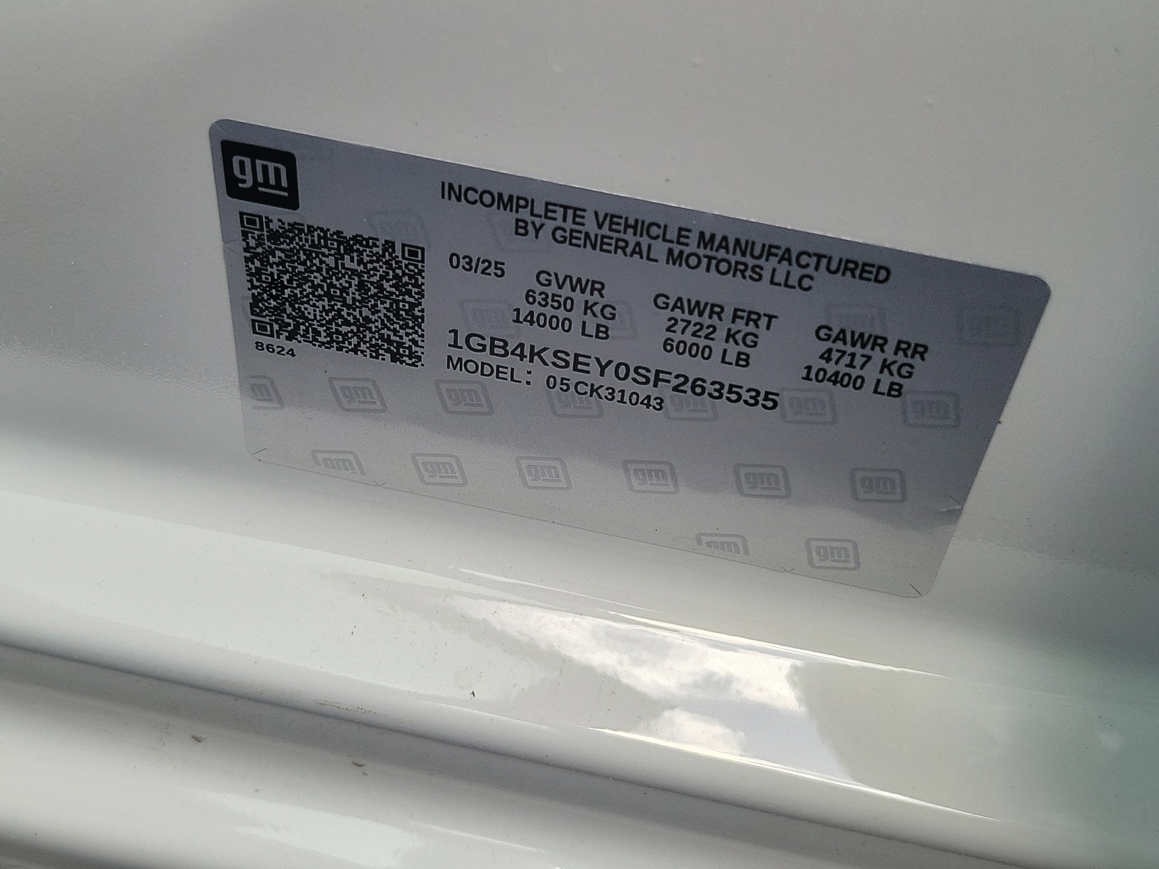 2025 Chevrolet Silverado 3500 HD Chassis Cab Work Truck