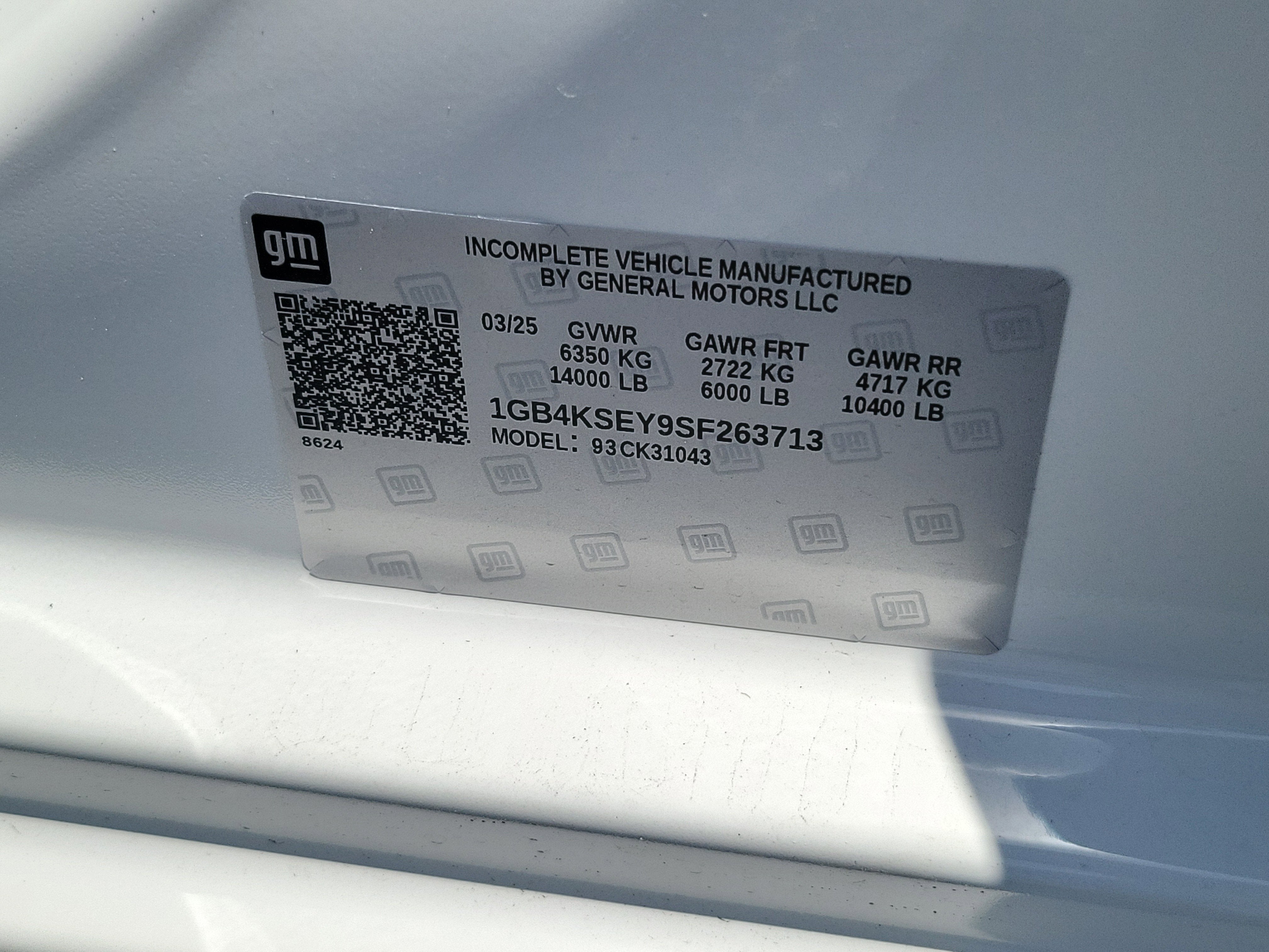 2025 Chevrolet Silverado 3500 HD Chassis Cab Work Truck