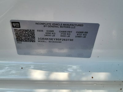 2025 Chevrolet Silverado 3500 HD Chassis Cab Work Truck