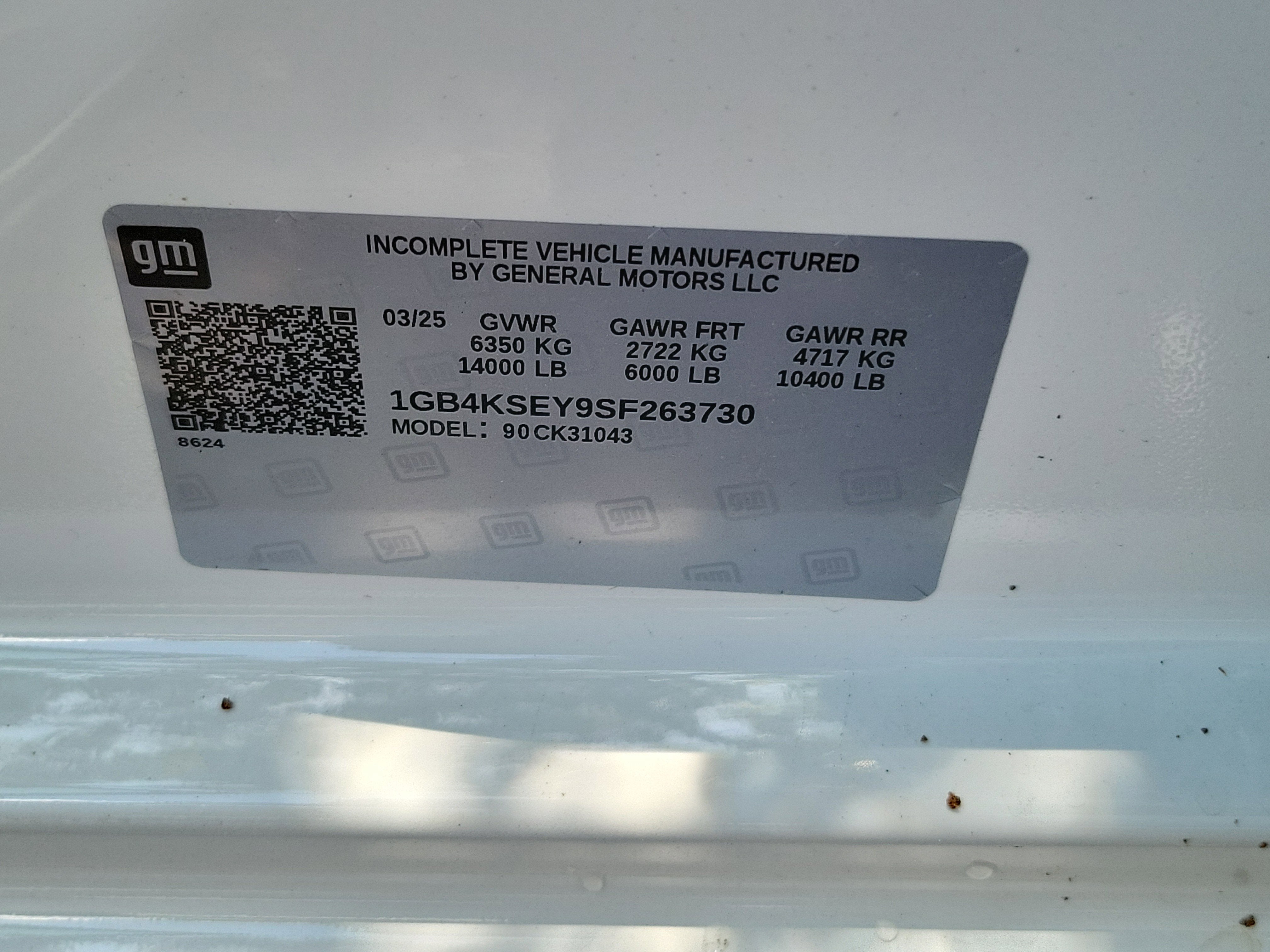 2025 Chevrolet Silverado 3500 HD Chassis Cab Work Truck