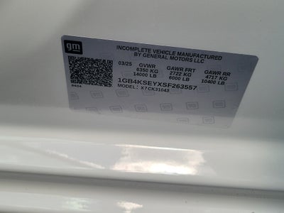 2025 Chevrolet Silverado 3500 HD Chassis Cab Work Truck