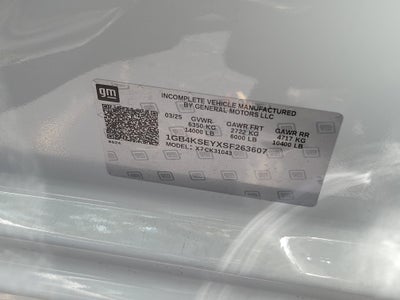 2025 Chevrolet Silverado 3500 HD Chassis Cab Work Truck