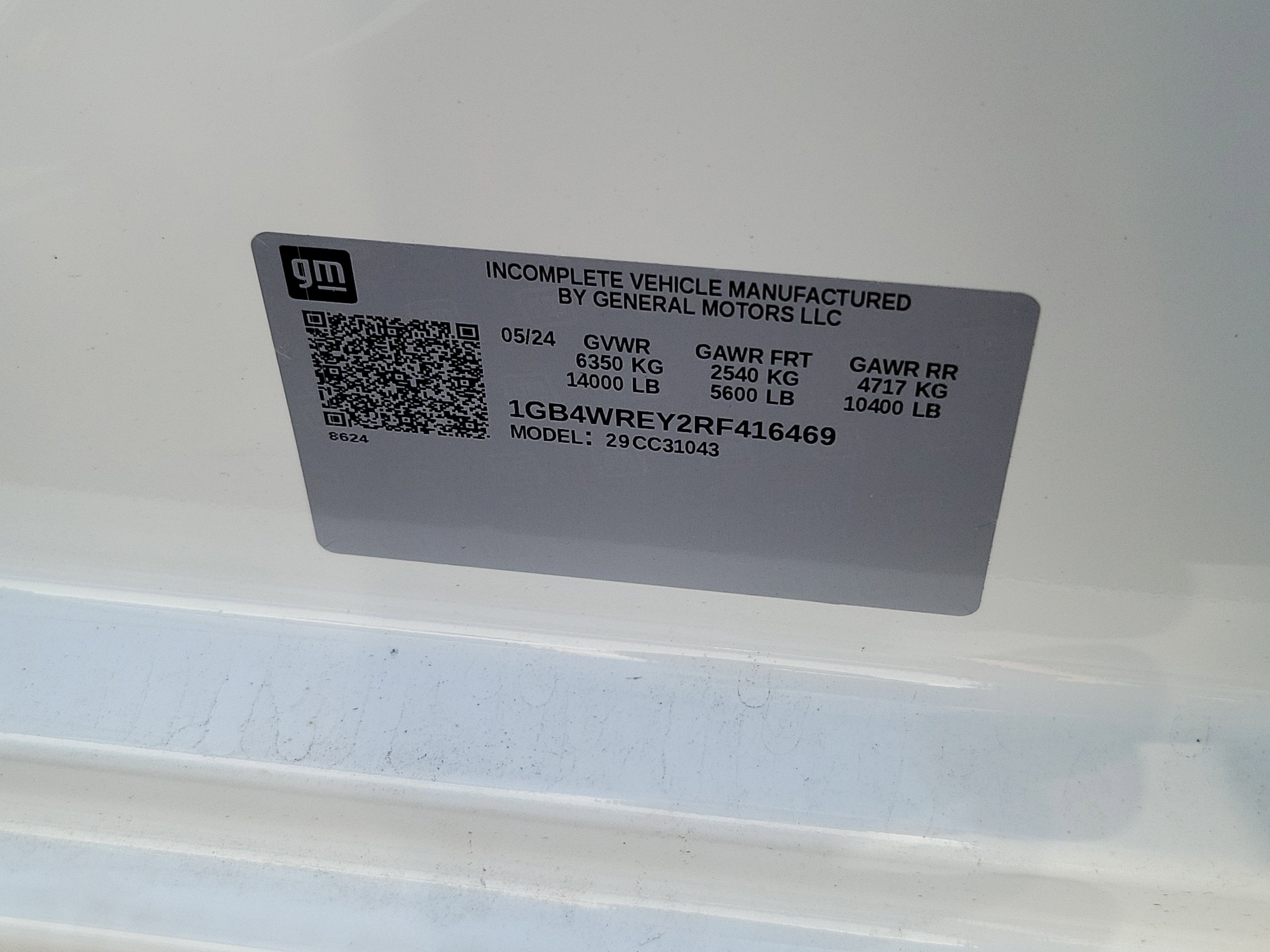 2024 Chevrolet Silverado 3500 HD Chassis Cab Work Truck