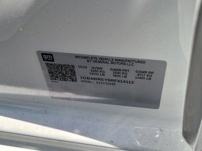 2024 Chevrolet Silverado 3500 HD Chassis Cab Work Truck