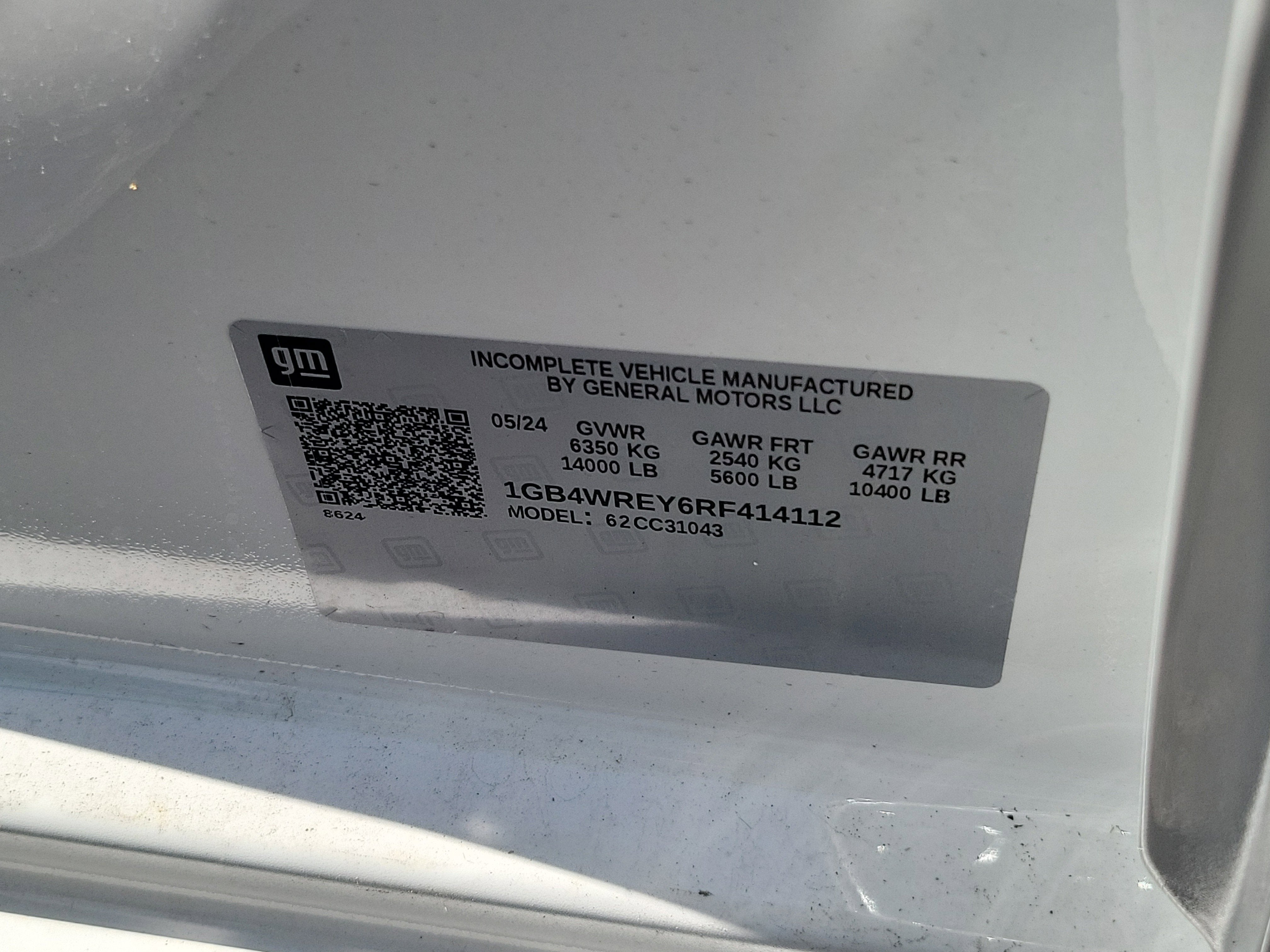 2024 Chevrolet Silverado 3500 HD Chassis Cab Work Truck