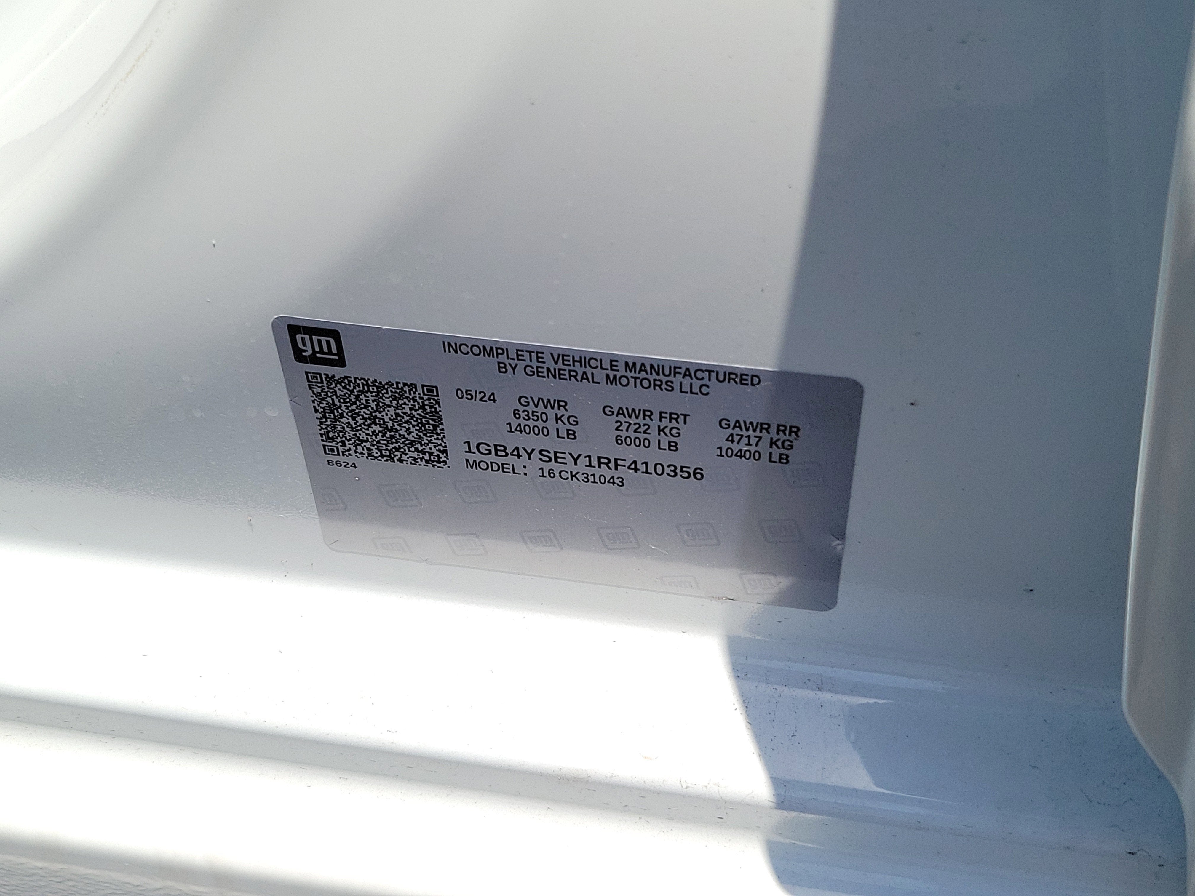 2024 Chevrolet Silverado 3500 HD Chassis Cab Work Truck