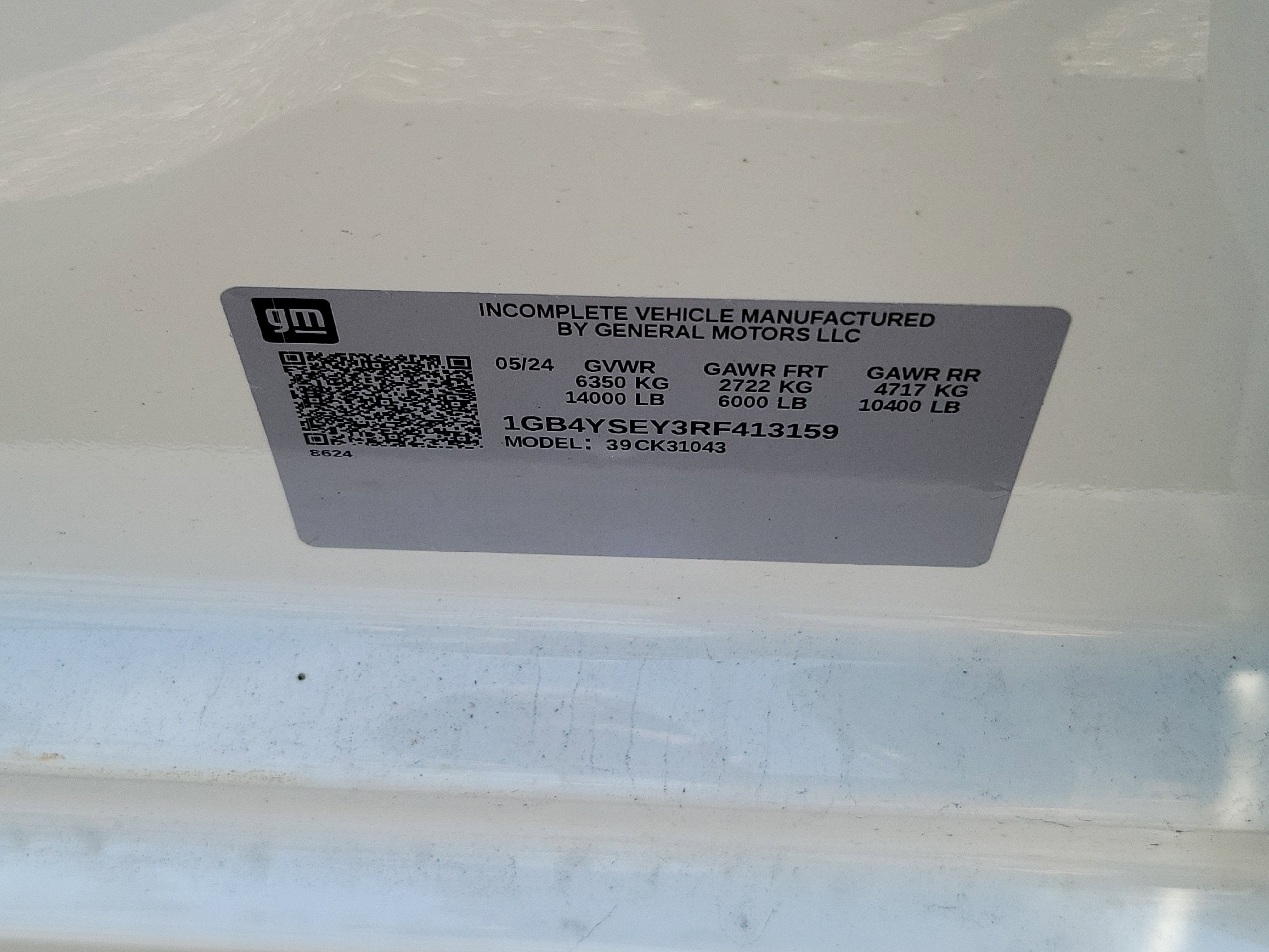 2024 Chevrolet Silverado 3500 HD Chassis Cab Work Truck