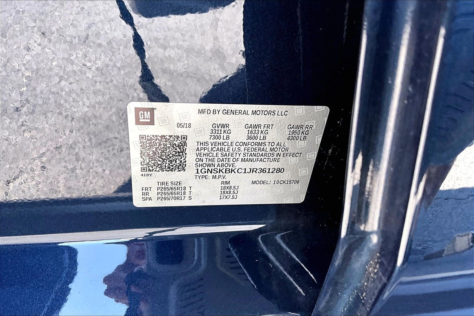 2018 Chevrolet Tahoe LT
