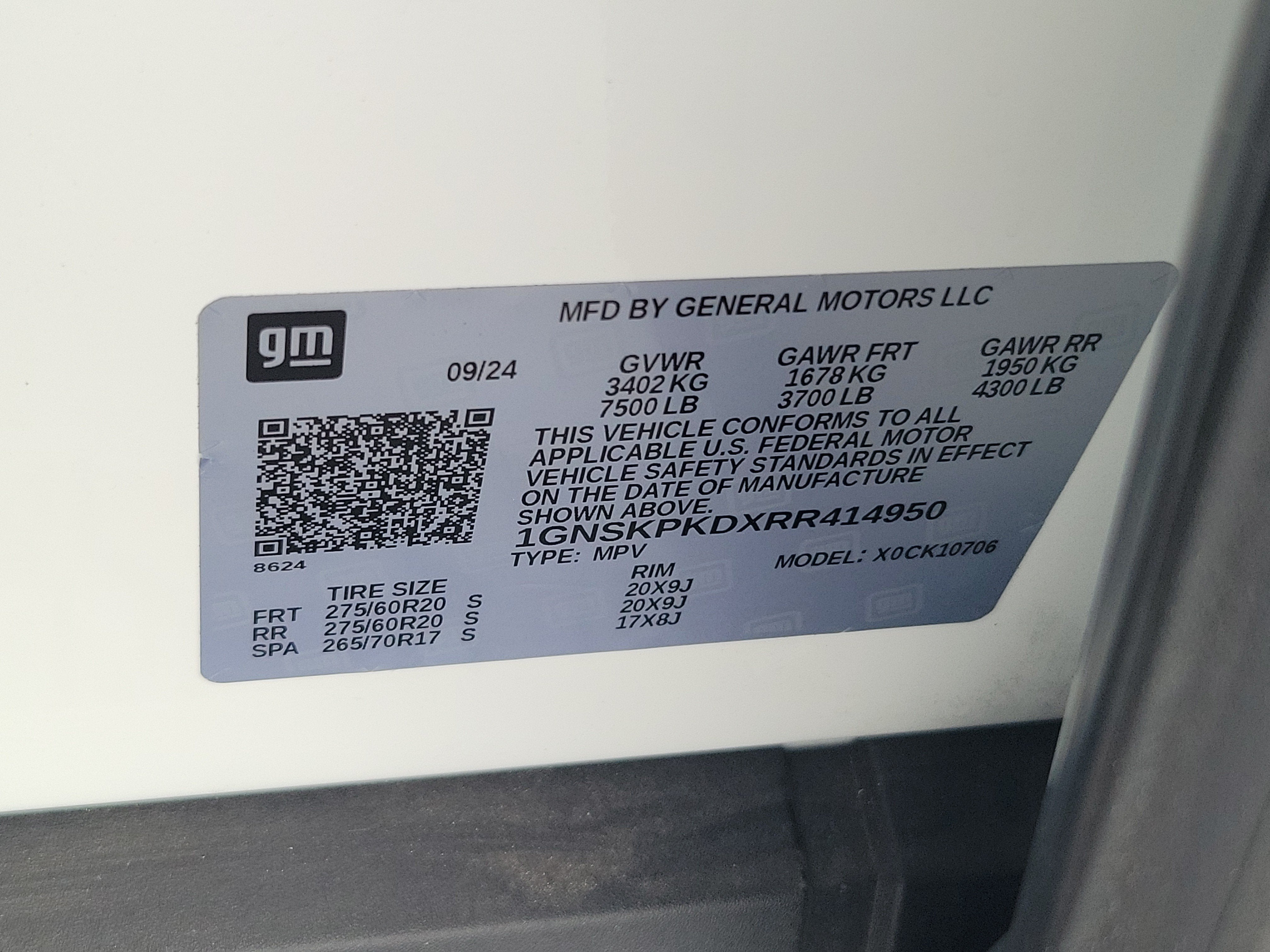 2024 Chevrolet Tahoe Z71