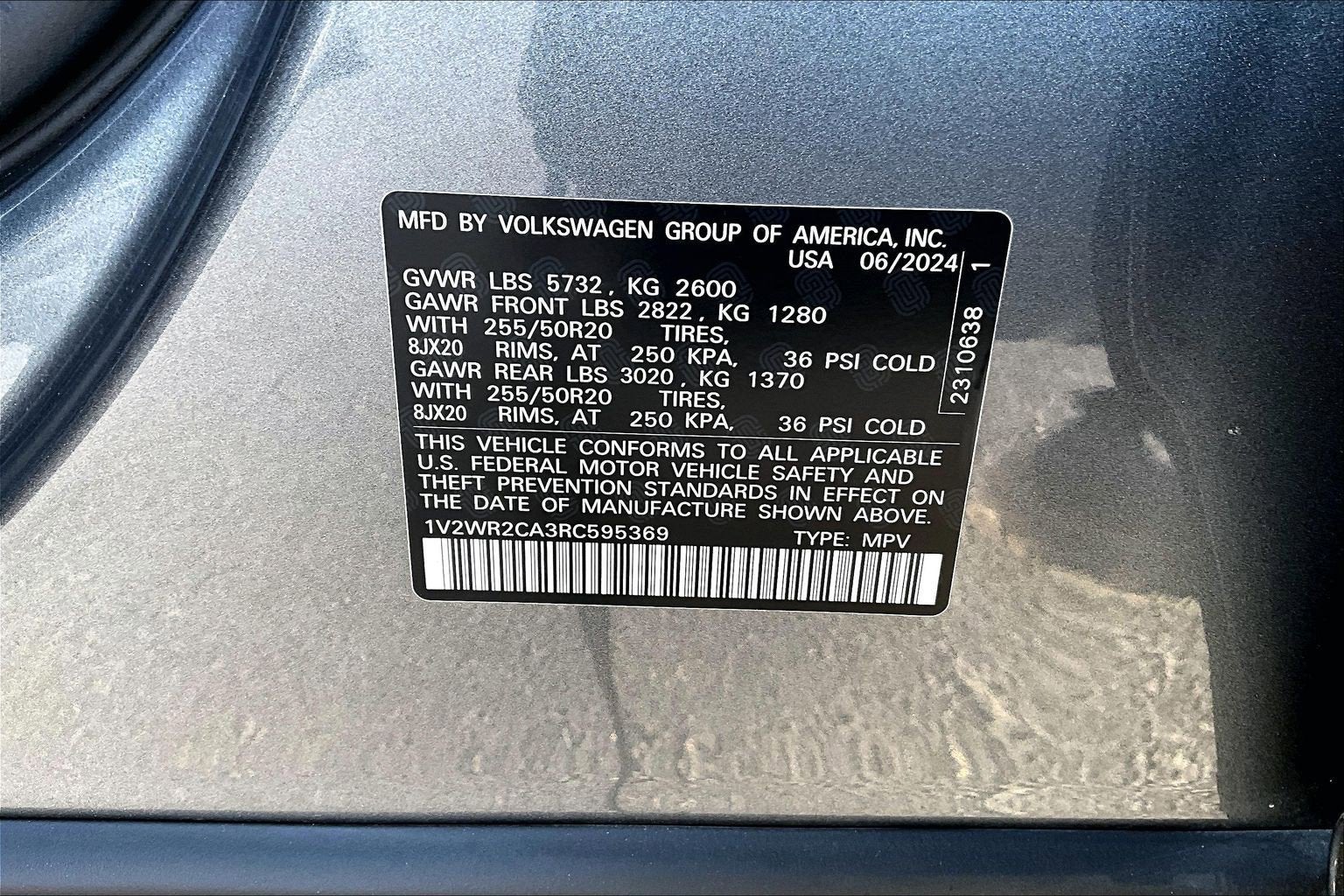 2024 Volkswagen Atlas 2.0T SE w/Technology