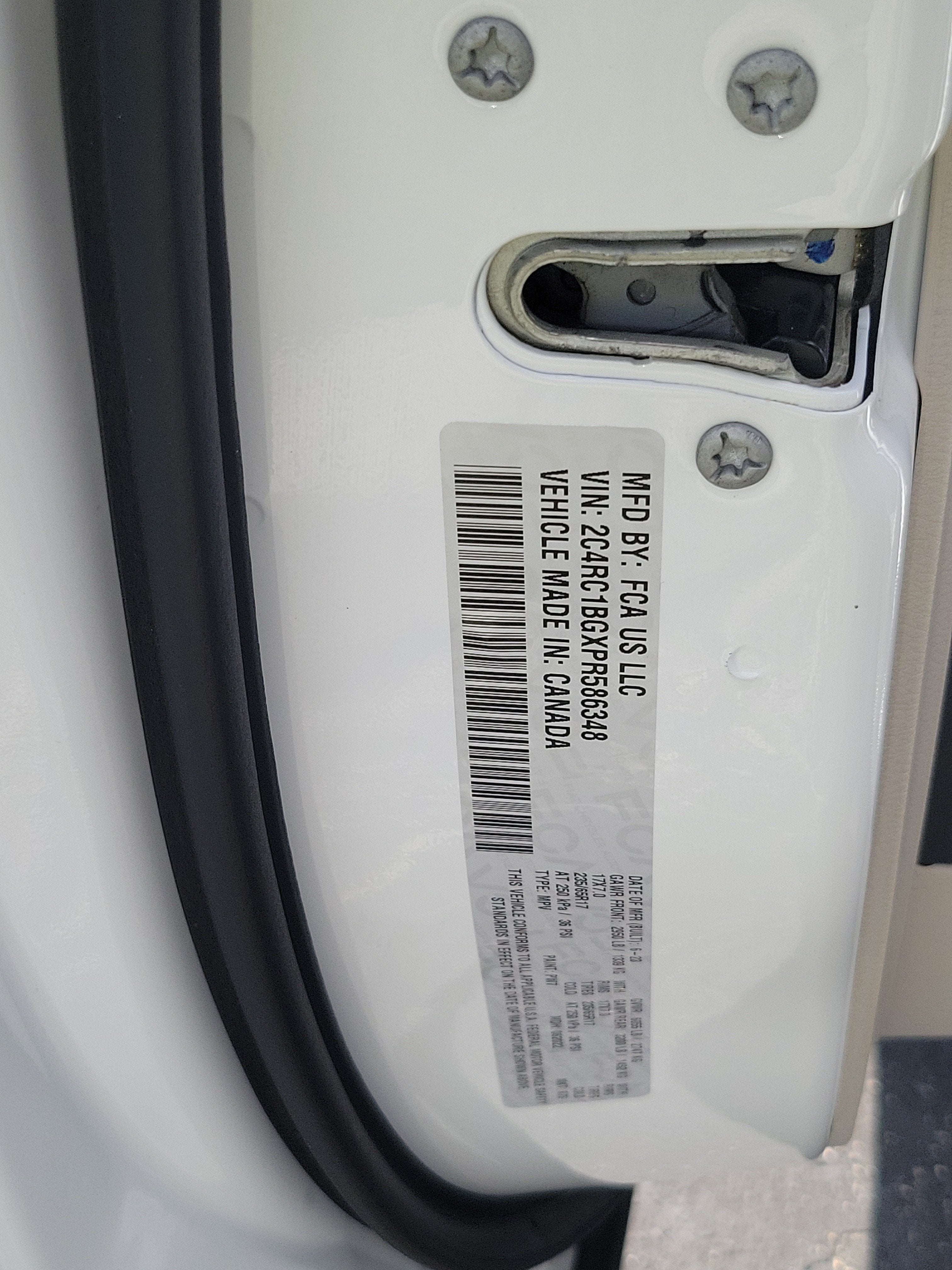 2023 Chrysler Pacifica Touring L