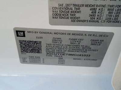 2021 Chevrolet Silverado 1500 LTZ