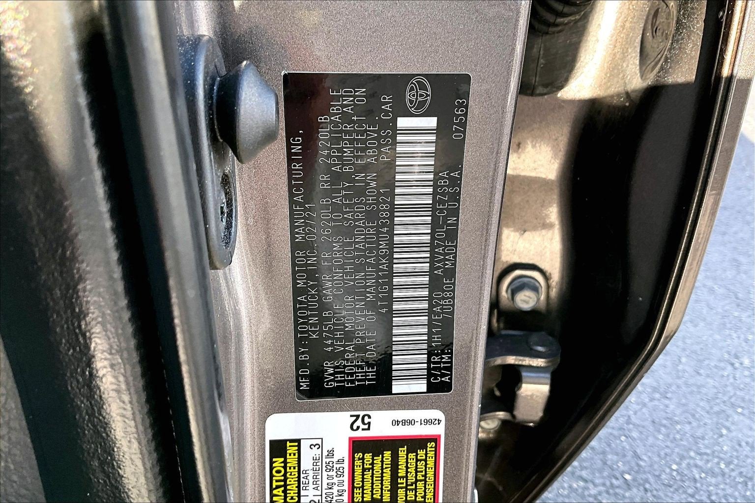 2021 Toyota Camry SE Nightshade