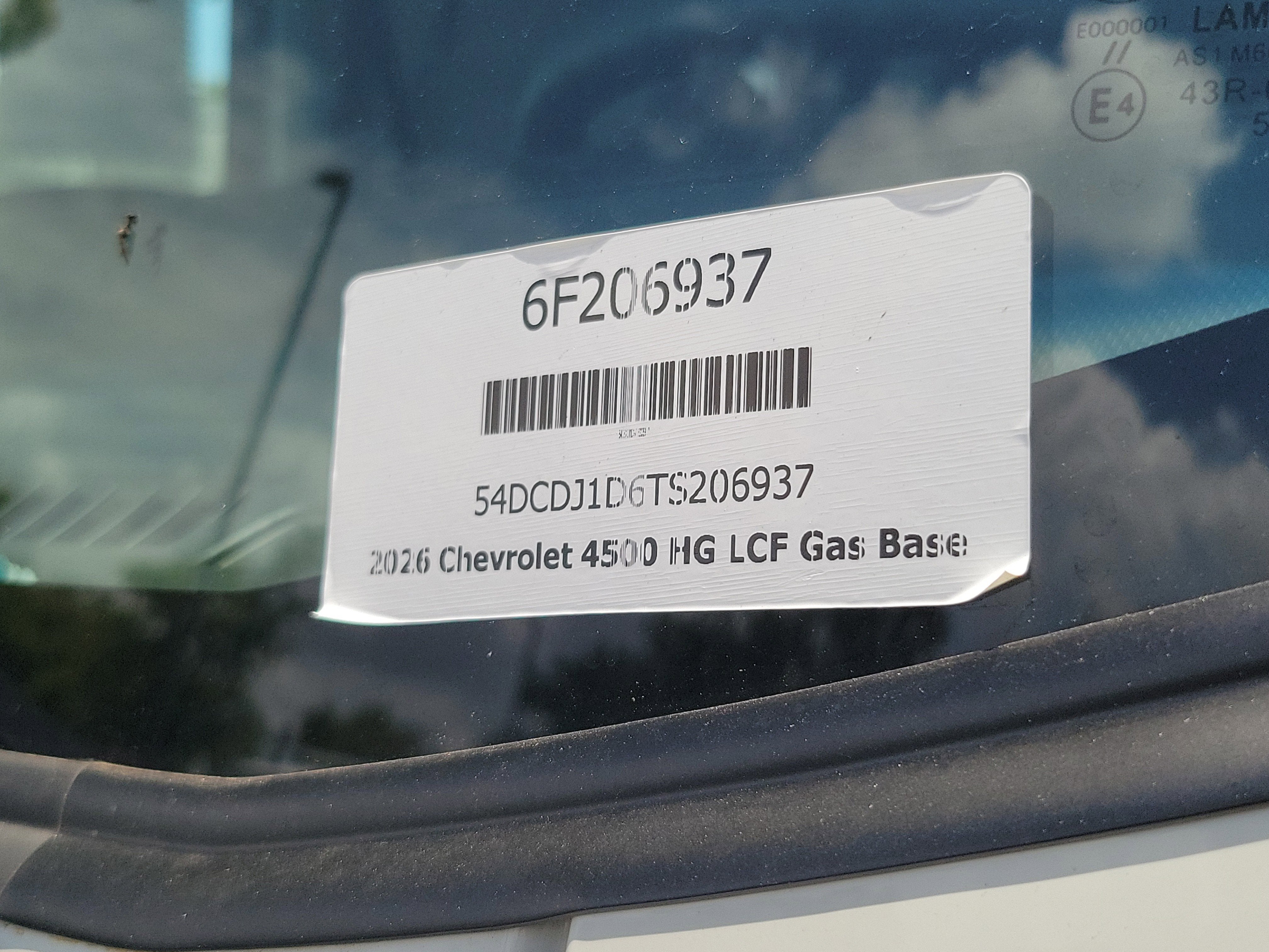 2026 Chevrolet Low Cab Forward 4500 HG Base
