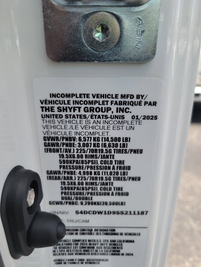 2025 Chevrolet Low Cab Forward 4500 Base