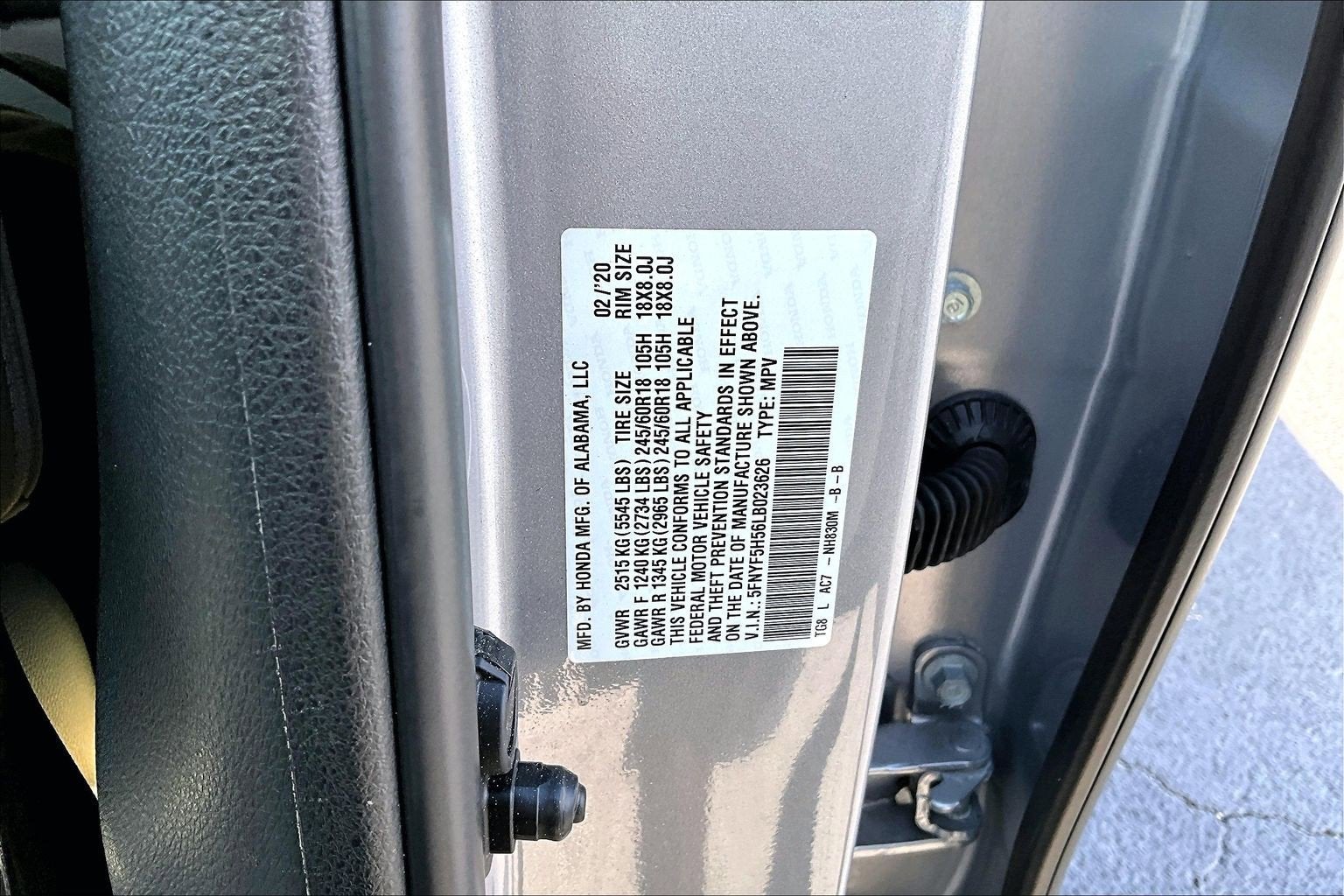 2020 Honda Pilot EX-L