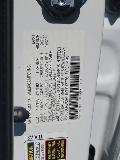 2021 Honda CR-V Touring