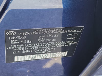 2020 Hyundai Sonata SEL