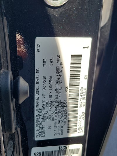 2024 Toyota Tundra 4WD SR5