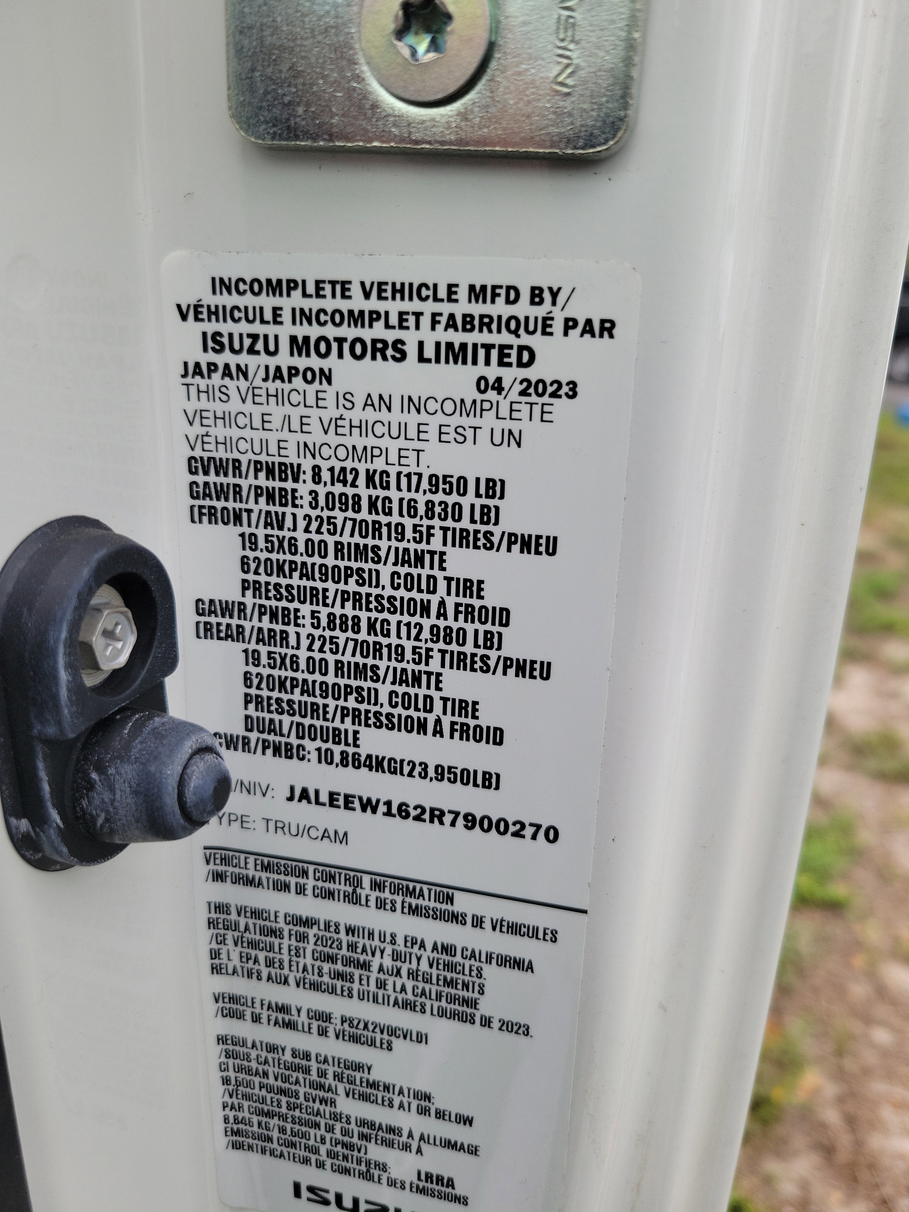 2024 Chevrolet Low Cab Forward 5500 HD Base