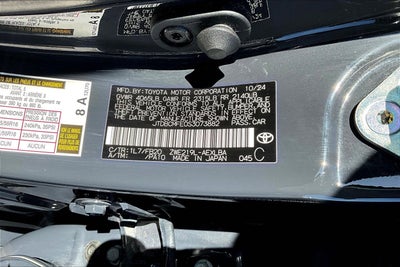 2025 Toyota Corolla Hybrid LE