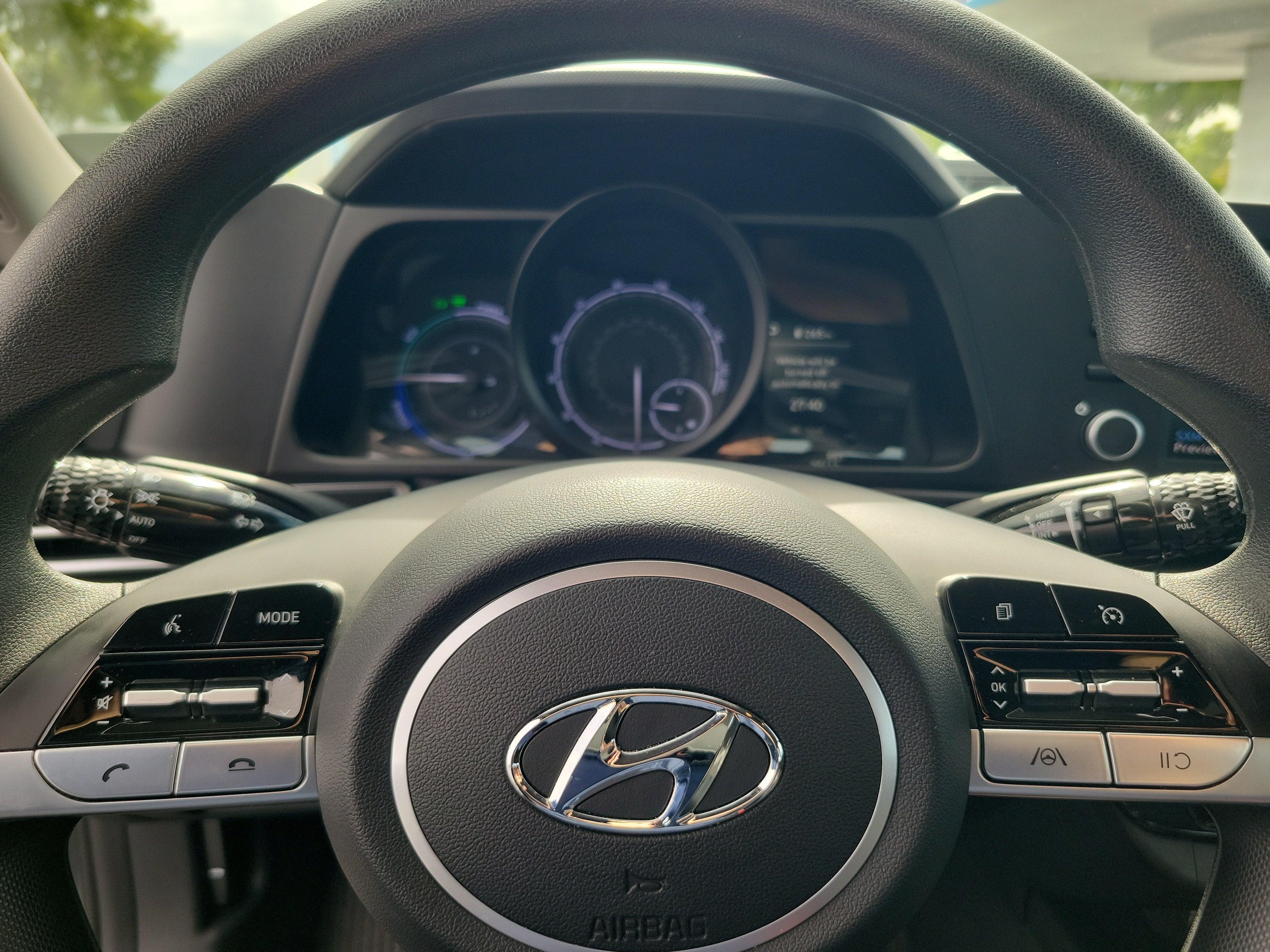 2023 Hyundai Elantra Hybrid Blue
