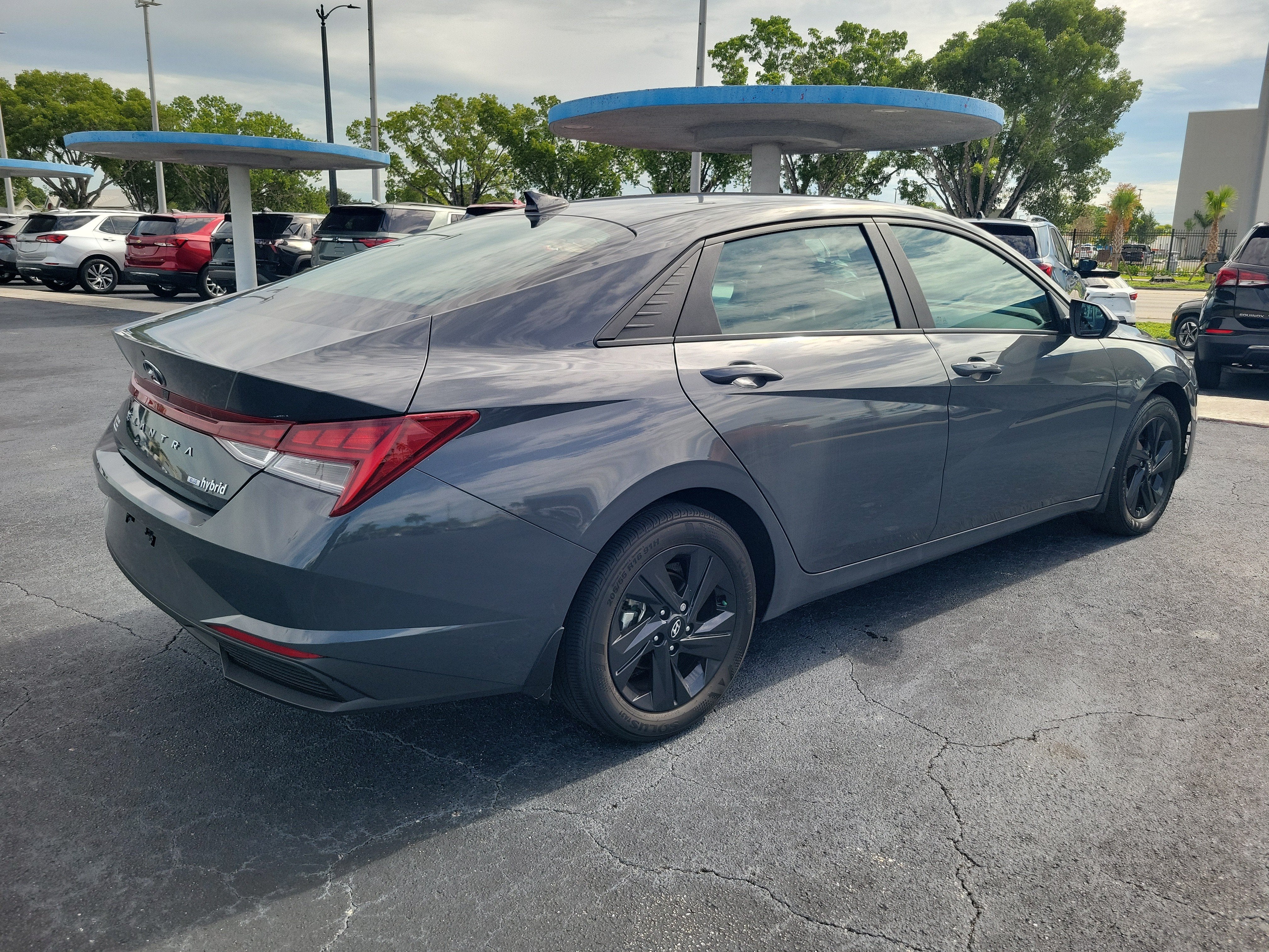 2023 Hyundai Elantra Hybrid Blue