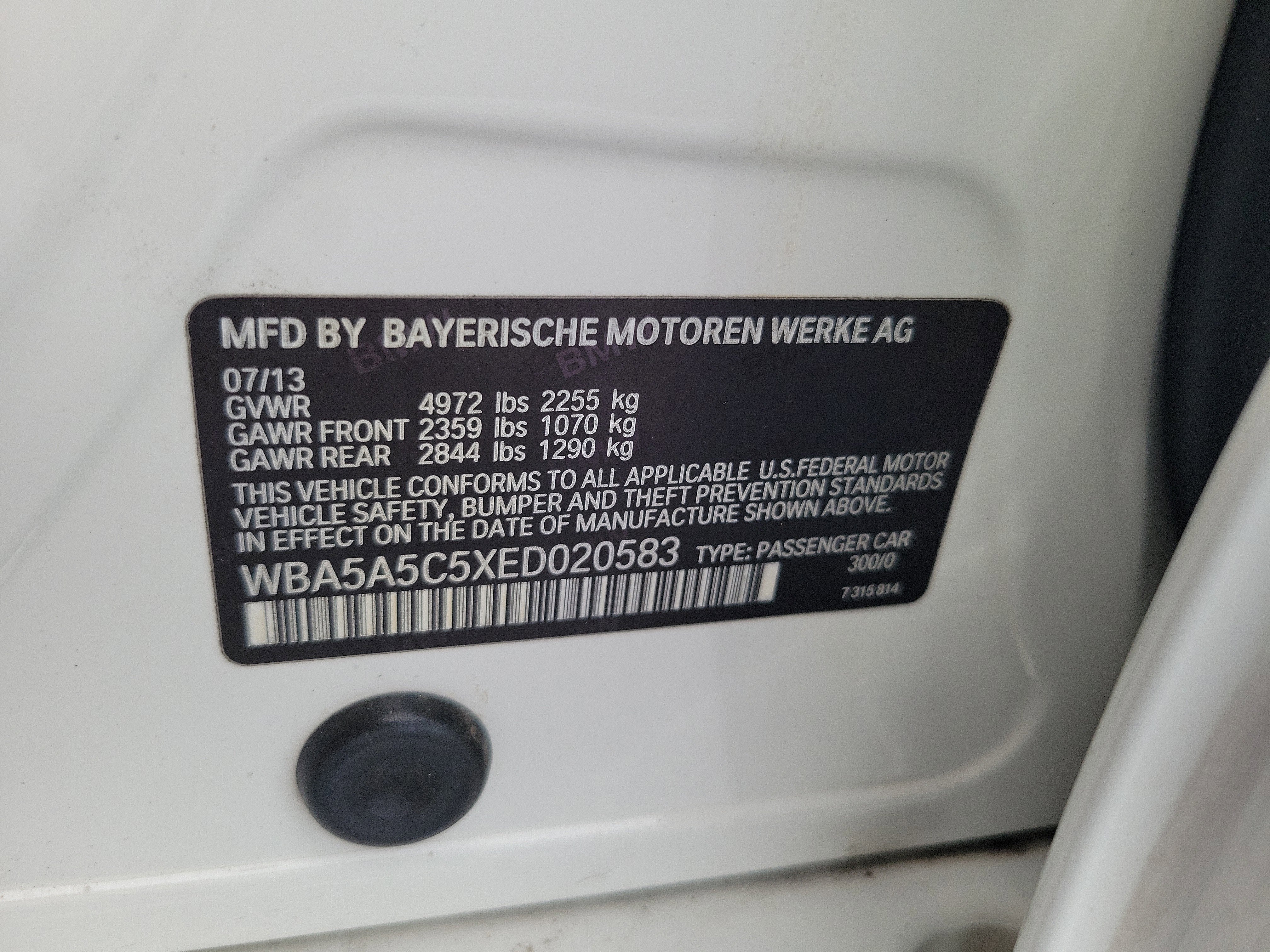 2014 BMW 5 Series 528i