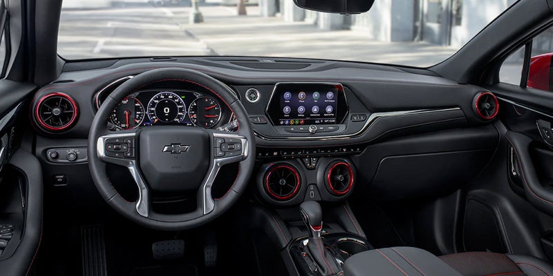 Chevy Blazer steering wheel and advanced features