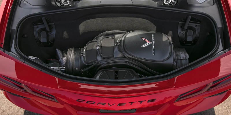 Corvette cars with hidden details peeking through