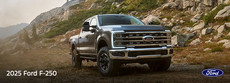 2022 Ford parked against a mountain backdrop